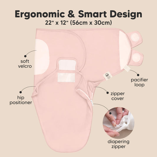 3-Pack Soothe Zippy Swaddles