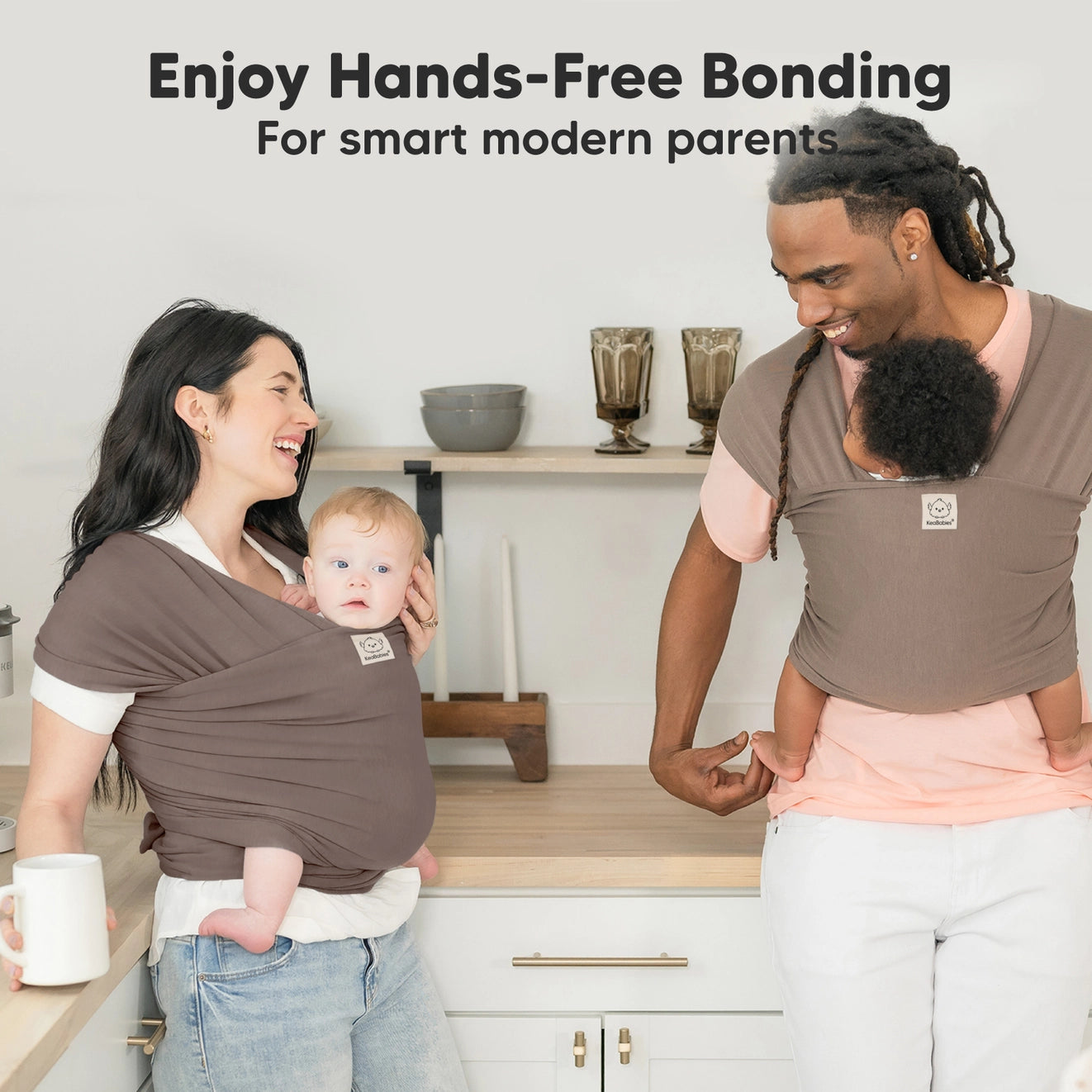 KeaBabies Original Baby Wrap Carrier