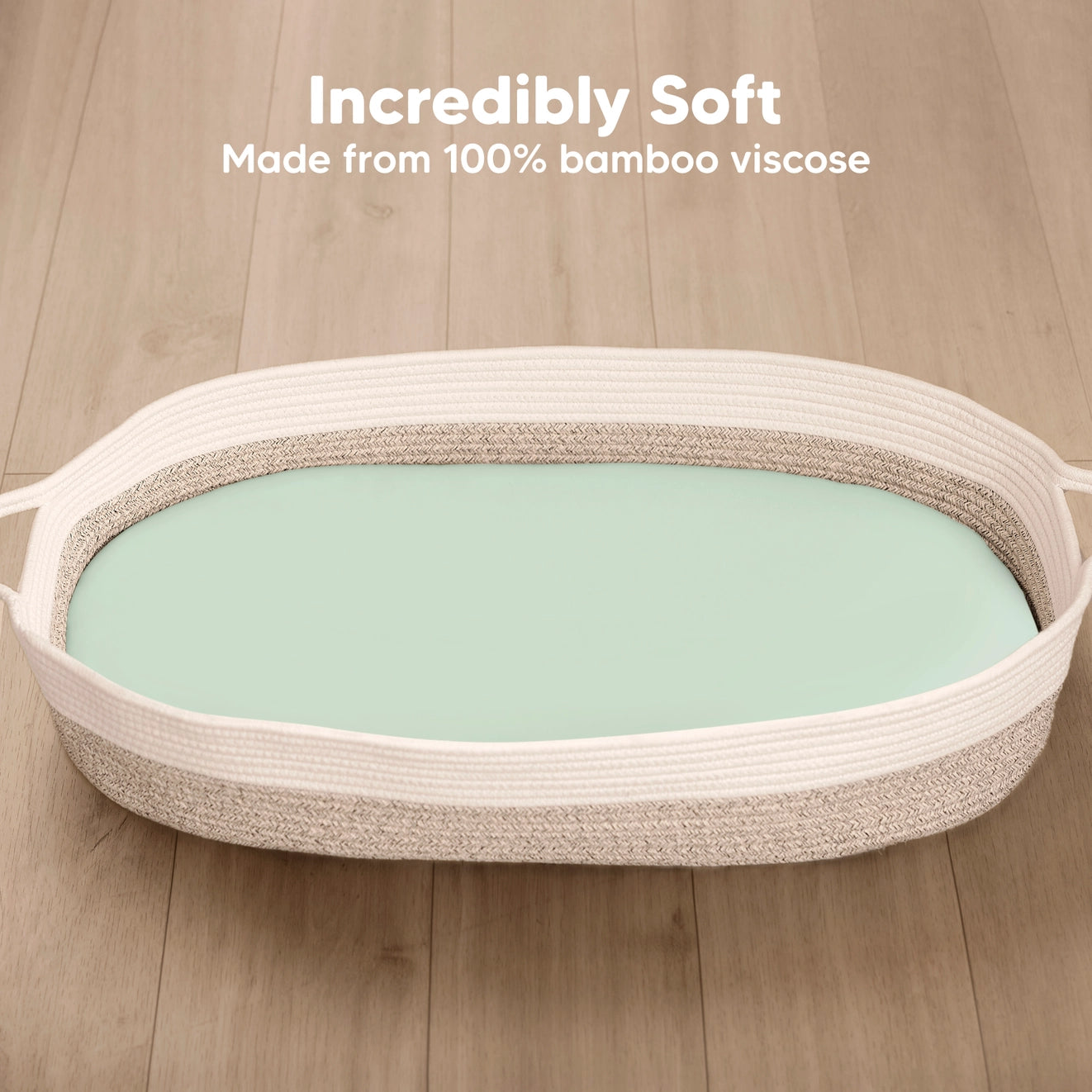 2-Pack Isla Fitted Bassinet Sheets