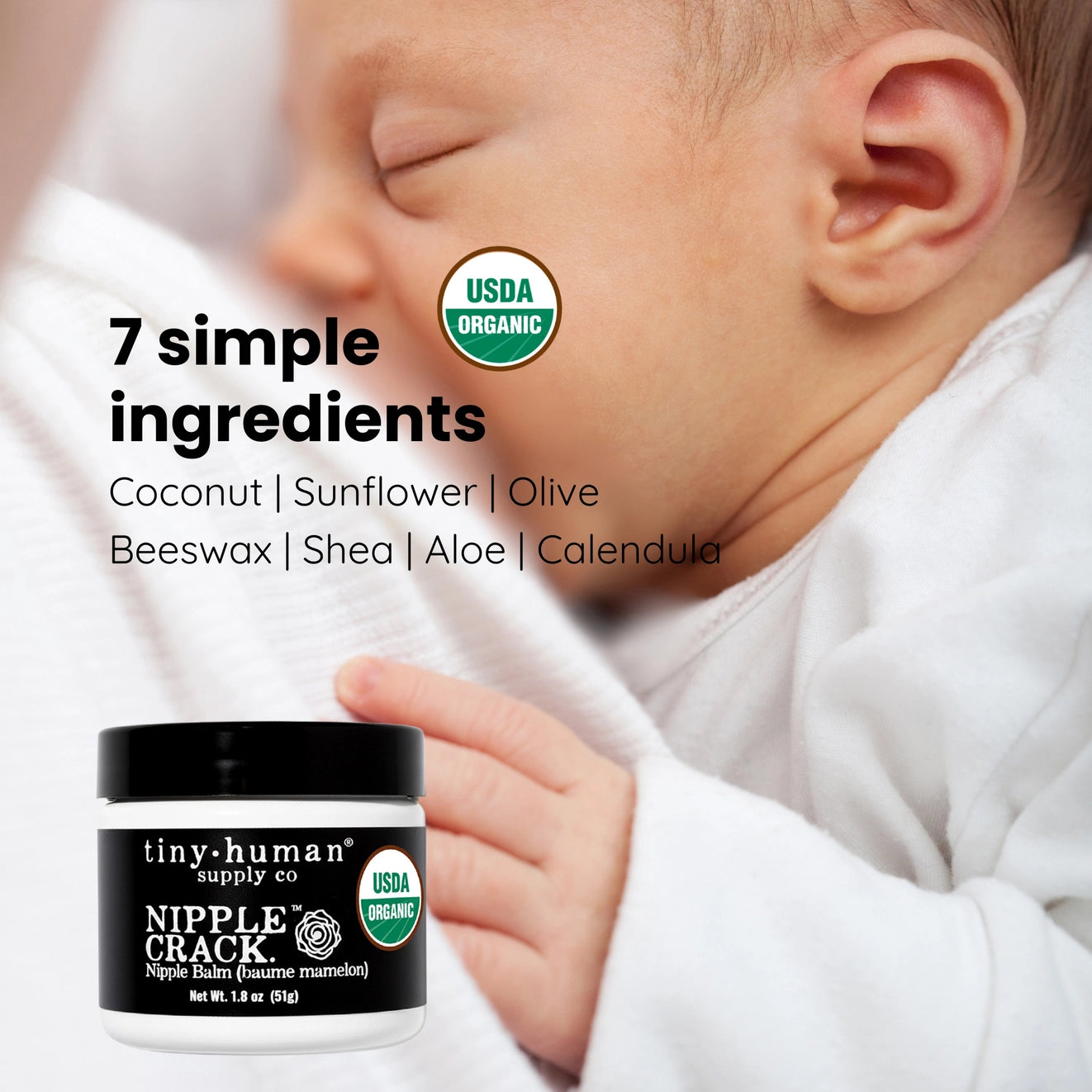 Nipple Crack™ Organic Nipple Balm 1.8oz