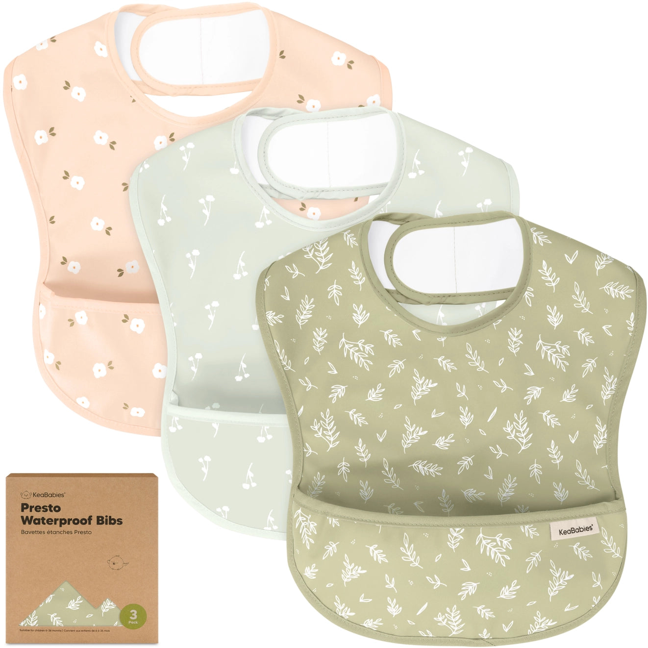 3-Pack Presto Waterproof Bibs