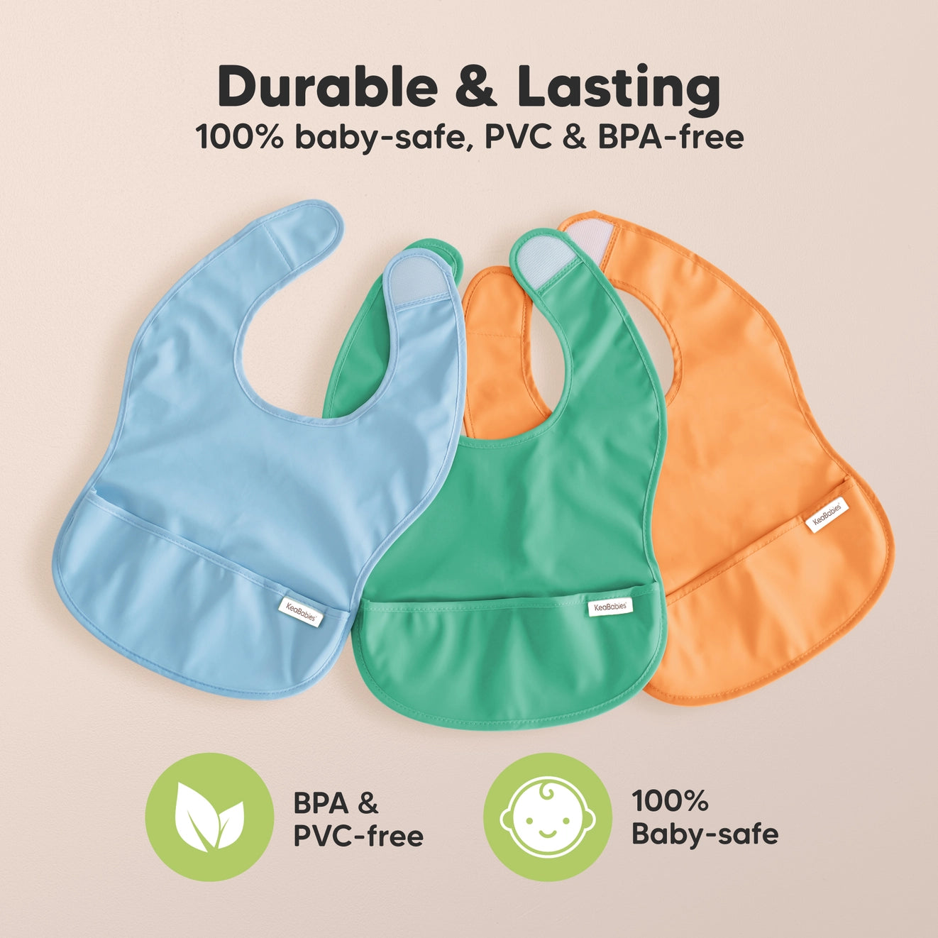 3-Pack Presto Waterproof Bibs