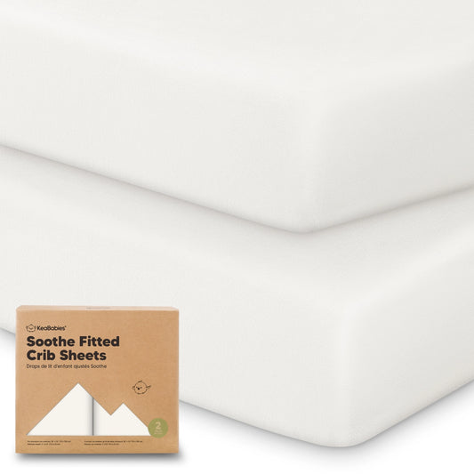 2-pack Organic Cotton Fitted Crib Sheet