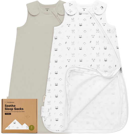 KeaBabies 2-Pack Soothe Sleep Sacks (Nordic)